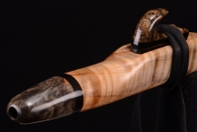 Curly Poplar Native American Flute, Minor, Mid A-4, #G28D